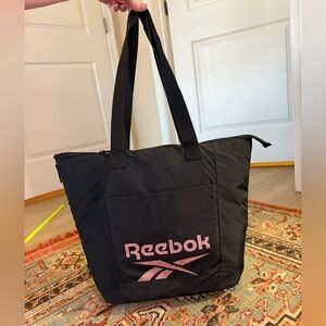 Reebok Black Gym Tote Bag